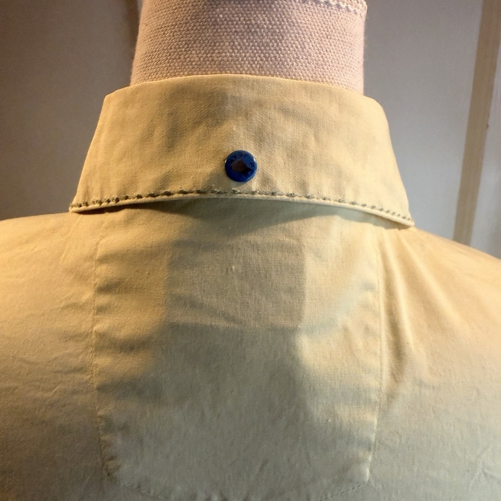 Pepe Jeans London Ladies Size L Long Sleeve Shirt French Cuffs - Picture 4 of 8